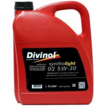 DIVINOL Syntholight 03 5W30 Sintētiskā eļļa, 5L