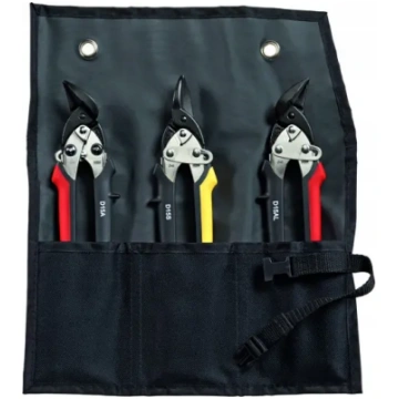BESSEY Set of shape and straight cutting snips in 