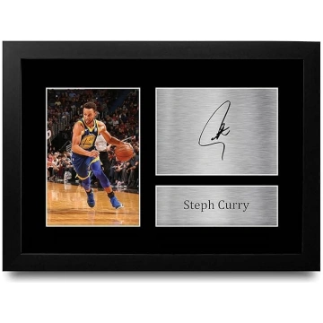 HWC Trading Stephen Stephen Steph Curry A4 Framed 