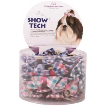 Show Tech Vintage Bows with Elastic 50 pcs Bows - 