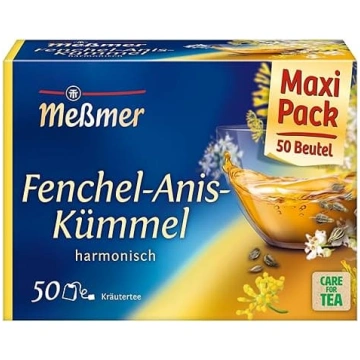 Meßmer fenheļa, anīsa un ķimenes tēja, 50 maisiņi,