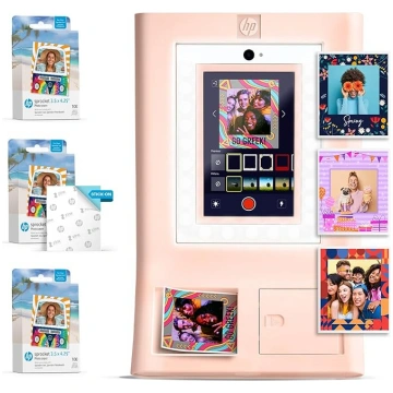 HP Sprocket Photo Box Machine Instant Colour Photo