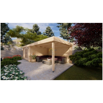 ERIC (3.3 x 7.36 m), 9.3 m² + 12.3 m² nojume, 28 m