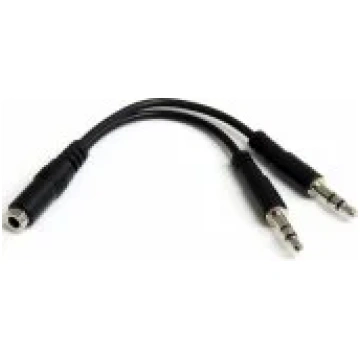 StarTech 3.5mm 4 Position to 2x 3 Position 3.5mm H