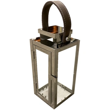 Laterna metāla Paula 10x10x25cm BESK