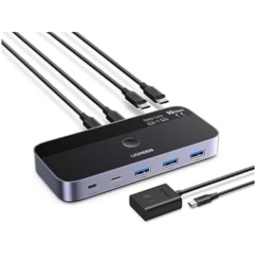 UGREEN 10Gbps USB Switch, USB C Switch with Data R