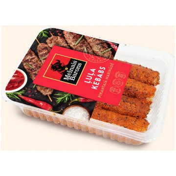 Ļuļa kebabs pikantajā marinādē "Melnais Barons"