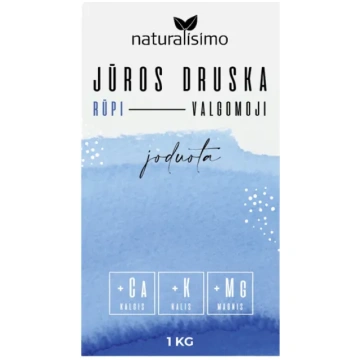 Jodēts jūras sāls, rupjais NATURALISIMO