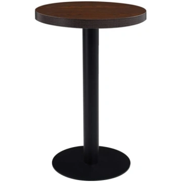 vidaXL bistro galds, tumši brūns, 50 cm, MDF