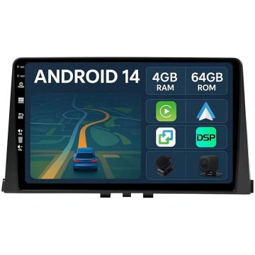 [4G + 64G] IPS 10.1 collu Android 14 auto radio Ci