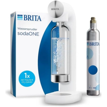 BRITA sodaONE ūdens karbonizators balts, ieskaitot