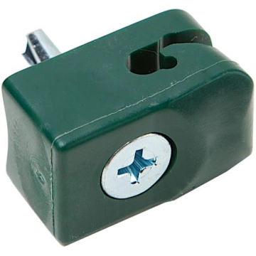 PVC stirpinājums ar skrūvi apaļajam stabam / RAL 6
