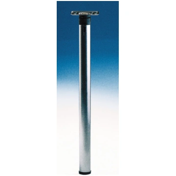 Folding table leg - top joint - 675 mm - metallic