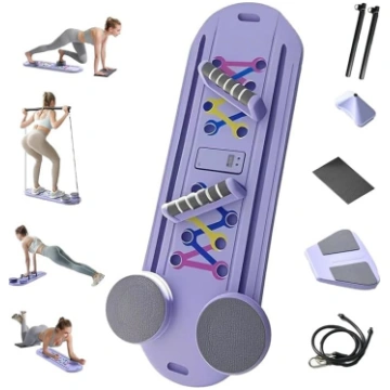 Daudzfunkcionāla 5-in-1 Pilates dēļa ar LED skaitī