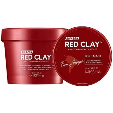 Sejas maska Missha Amazon Red Clay, 110 ml