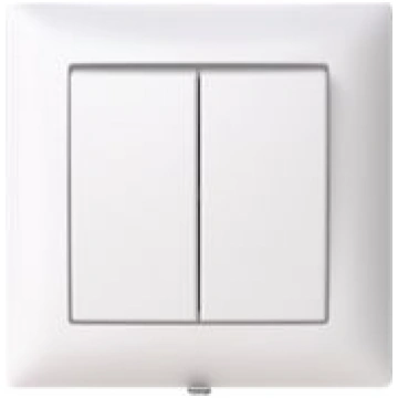 1065UW-916 2 pogu, divvireziena slēdzis, IP44, bal