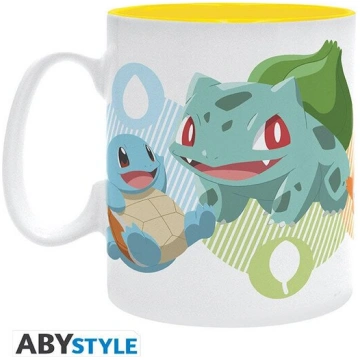 Pokemon krūze 460 ml - Pikachu un starteri Nav nor