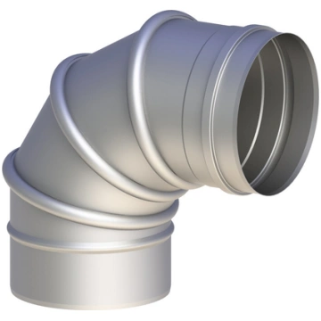 Dūmvada caurules grozāms līkums Ø120mm/0-90'&