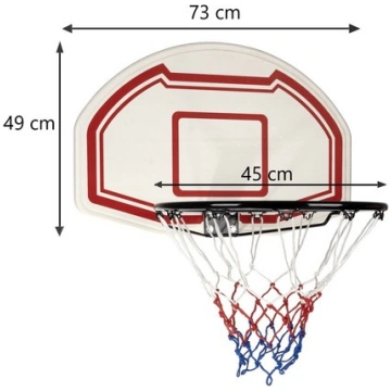 Mini basketbola dēlis Trizand 24335, 49 cm x 73 cm