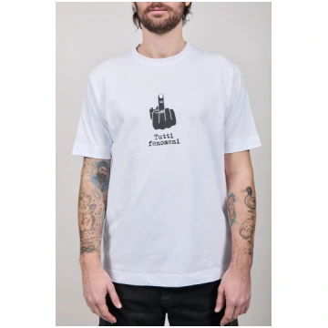T-shirt Berna Dito Medio Bianca - L