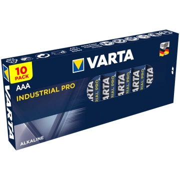Varta Industrial Pro AAA Batteries - Alkaline Micr