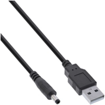 Inline® usb dc power adaptador cable usb a macho p