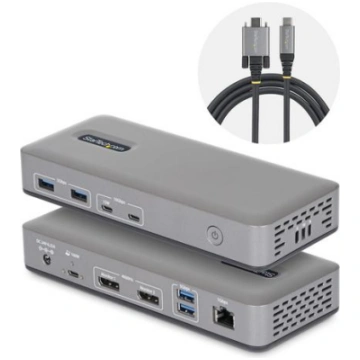 StarTech.com Dual-Monitor USB-C Docking Station, D