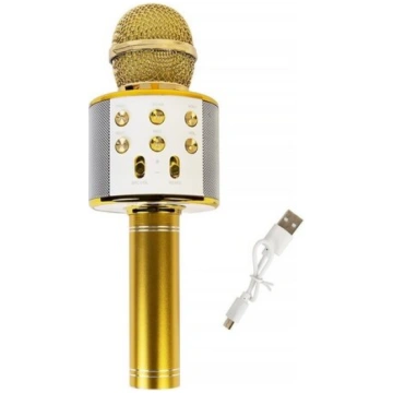 Karaoke mikrofons - skaļrunis ar balss maiņas efek
