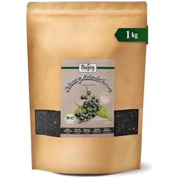 Biojoy bioloģiskās melnās plūškoka ogas (1 kg), žā