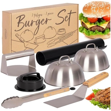 ® Burger komplekts, 8 gabali, ieskaitot nerūsējošā