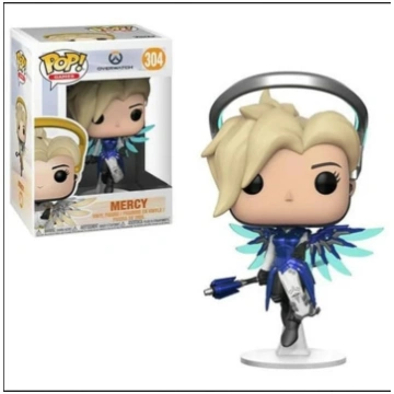 Funko Pop! Spēles: Overwatch Mercy (kobalta krāsā)