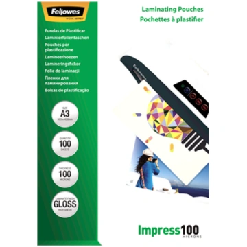 FELLOWES | Laminating Pouch | A3 | Glossy | Thickn