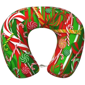 jingong Merry Christmas Travel Pillow Ultimate Com