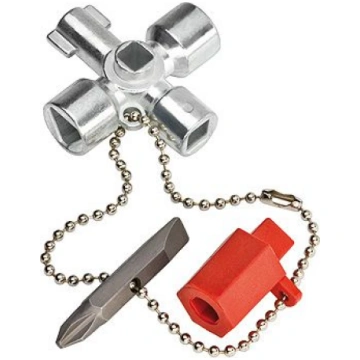Vadības skapja atslēga Knipex 00 11 02, 44 mm, 3 -