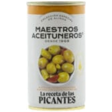 Maestros Aceituneros Picantes zaļās olīvas ar kaul