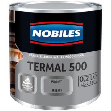 Karstumizturīga krāsa NOBILES TERMAL 500C, pusmatē