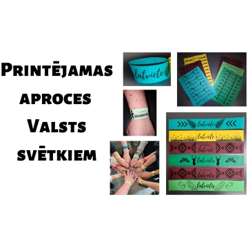 Printējamas aproces Latvijas svētkiem