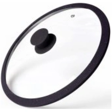 Fissman 9919 Arcades Galss Lid 26 cm Dark Grey Vāk