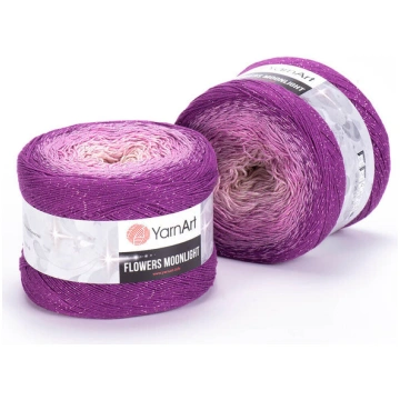 Adīšanas dzija YarnArt Flowers Moonlight 260g, krā