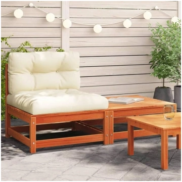 Homgoday Garden Sofa without Armrests with Cushion