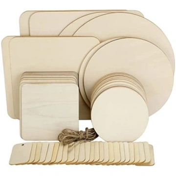 Thinkingwings Iepakojumā 53 nepabeigti koka paneļi