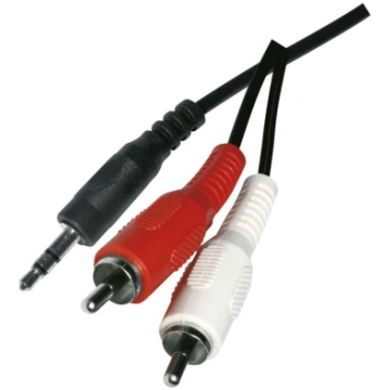 Savienojuma vads 3.5mm spraudnis - 2RCA spraudnis 