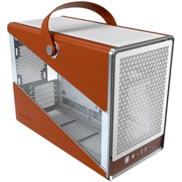 Montech Heritage, tower case (white/brown, tempere