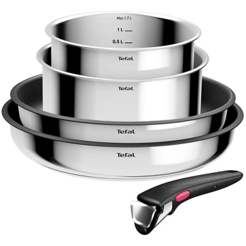 Tefal - 5 daļu INGENIO COOK nerūsējošā tērauda tra