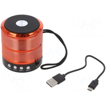 Speaker | red | microSD,USB B micro | 100Hz÷20kHz 