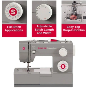 Singer Sewing Machine 4432 Heavy Duty Number of st