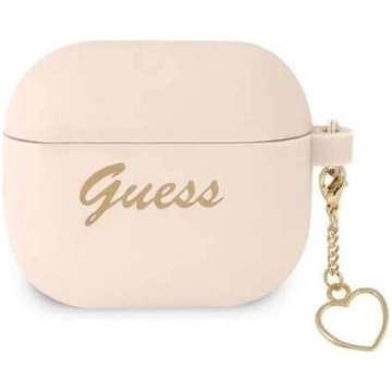 Austiņu futlārs Guess Airpods 3, rozā krās