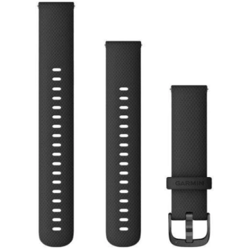 Acc, vivoactive 4, 18mm Band, Black/Gunmetal Garmi