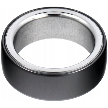 Viedais gredzens OEM R8 15.4mm, melns krās
