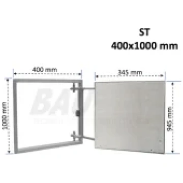 Revīzijas lūka zem flīzes BAULuke ST40x120 BLST40x